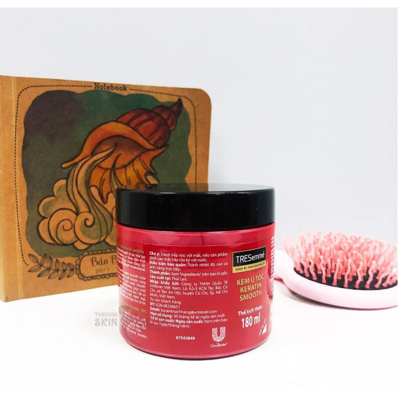 Kem Ủ Tóc Vào Nếp Mượt Mà TRESemmé Keratin Smooth Deep Smoothing Mask 180ml | BigBuy360 - bigbuy360.vn