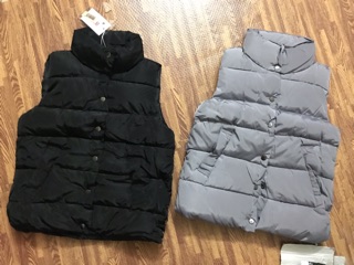 Sẵn-oder áo khoác phao gile size M xám