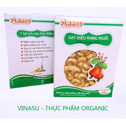 LOẠI THƯỢNG HẠNG - HẠT ĐIỀU RANG MUỐI 500G CỰC THƠM NGON