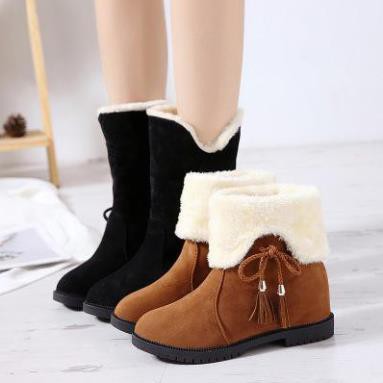 BỐT DA LỘN LÓT LÔNG  SIÊU HOT - ĐỘN 3CM | BigBuy360 - bigbuy360.vn