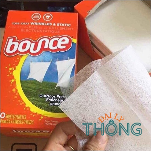 Khăn giấy thơm quần áo KIRKLAND loại 10/20/30/50 tờ - Giấy thơm quần áo BOUNCE 10/20/30 tờ