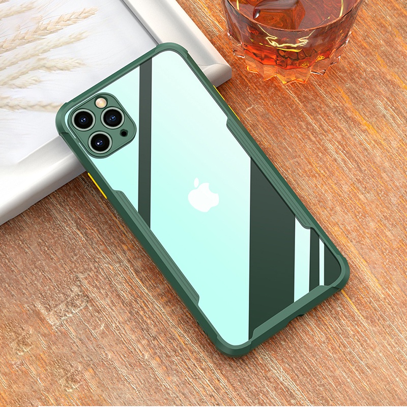 Ốp điện thoại cứng trong suốt có túi khí bảo vệ cho Samsung Galaxy Note 20 Ultra Note10 Note20 Note8 Note9 M10 M30S M21 M51