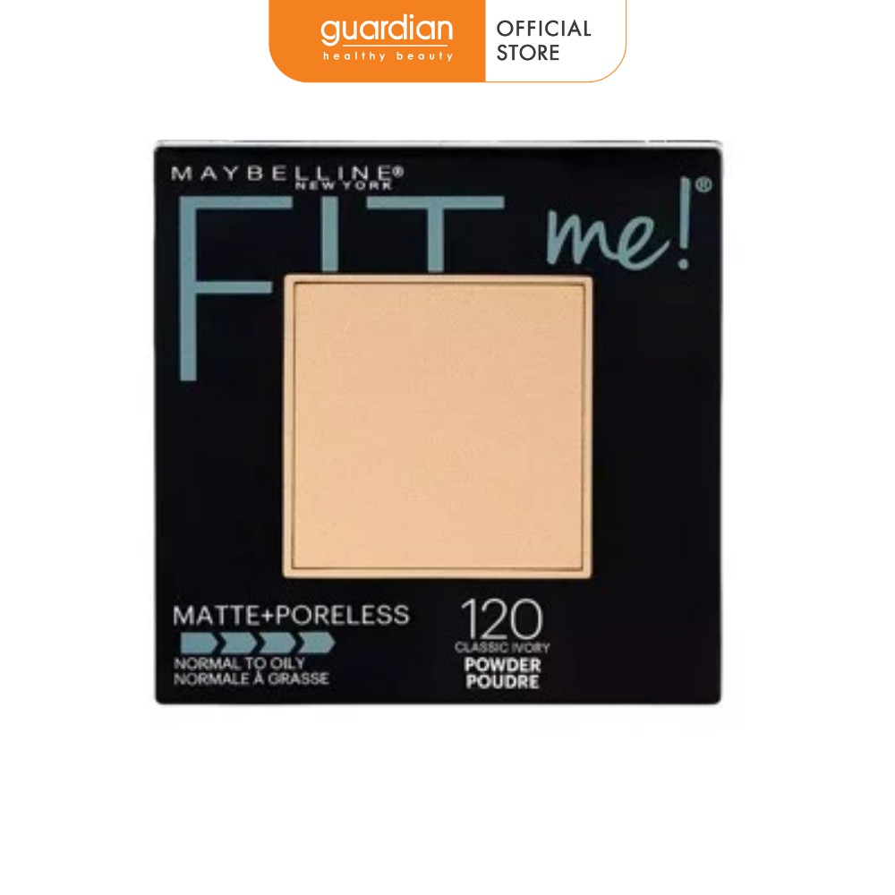 Phấn Mịn Lì Tự Nhiên Maybelline Fit Me Matte + Poreless (9g) - Tông 120