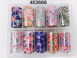 Hộp foil trang trí móng tay chân