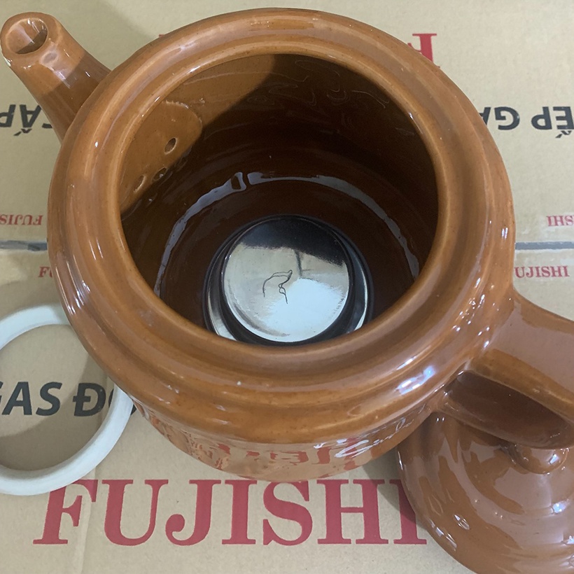 Ấm sắc thuốc điện GỐM SỨ BÁT TRÀNG FUJISHI 3.5 lít SV-803 -   - Siêu nấu thuốc tự động