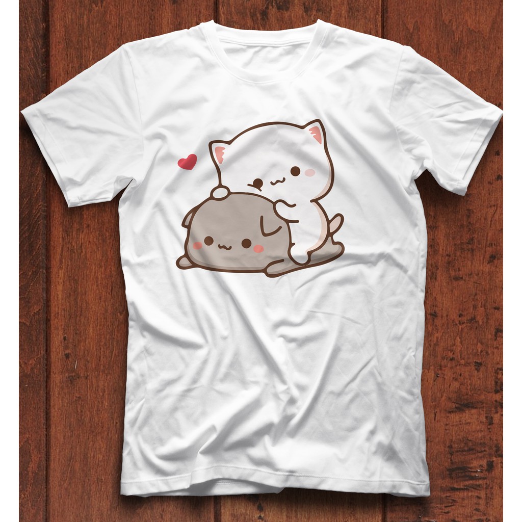 Áo Thun Mèo Peach Và Goma G01