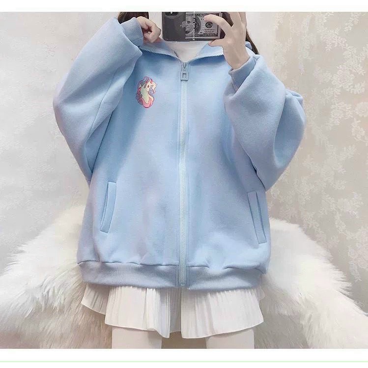 (MẪU MỚI) ÁO KHOÁC  CHỐNG NẮNG NỮ HỌA TIẾT KÌ LÂN BẢY MÀU SIÊU NGỘ NGHĨNH ĐÁNG YÊU THỜI TRANG HHP