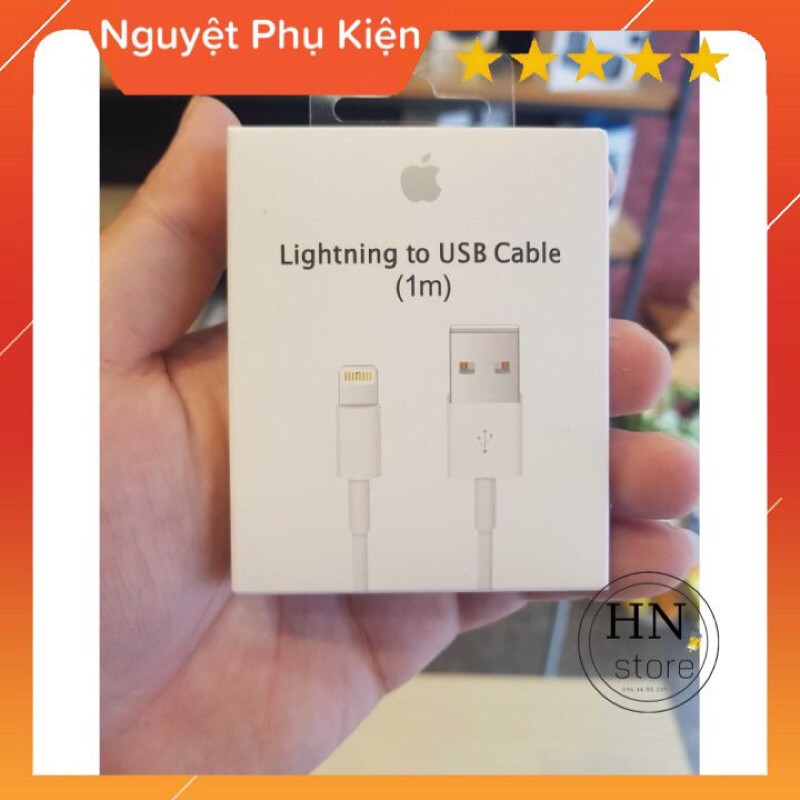 Dây Cáp Sạc IPhone ZIn Bóc Máy Cổng Lightning Bảo Hành 12 Tháng 1 Đổi 1.