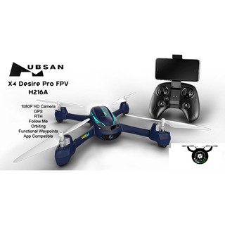 Flycam Hubsan H216A X4 DESIRE Pro WiFi FPV GPS RTH voi 1080p HD camera