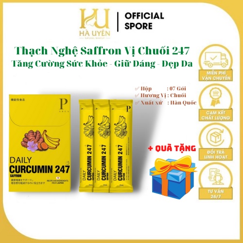 Thạch Nghệ Saffron Vị Chuối 247 Nano Japan [ CHÍNH HÃNG ]