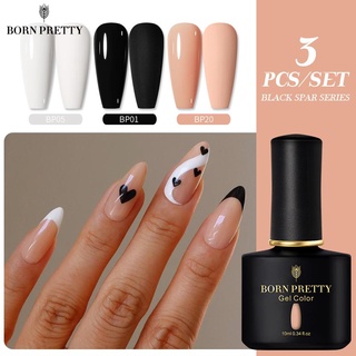 BORN PRETTY Bộ 3 lọ gel uv sơn móng tay 10ML