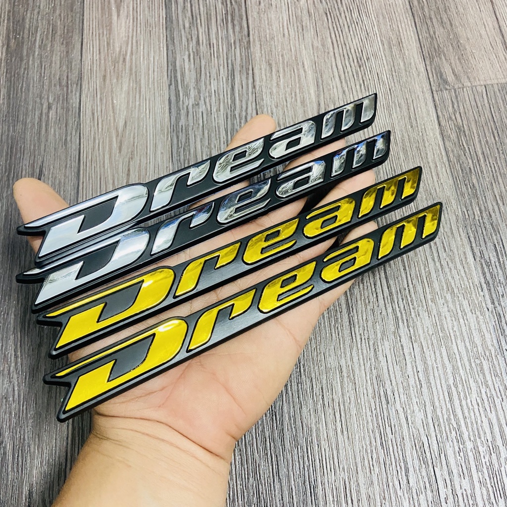 CHỮ NỔI DREAM XI CỨNG TRANG TRÍ XE SIÊU ĐẸP