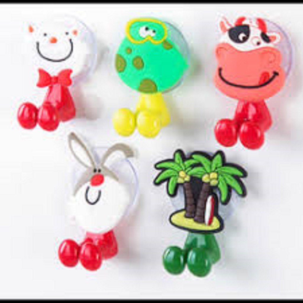 MÓC CẮM BÀN CHẢI HÌNH THÚ HÚT CHÂN KHÔNG