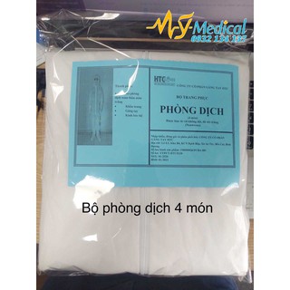Bộ trang phục phòng dịch 4 món liền thân HTC