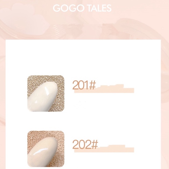 [GOGO TALES]Kem nền Matte Natural Skin Moisturizing Air Cushion Foundation không thấm nước BB Cream Frost Concealer Oil Control Face Makeup Foundation | BigBuy360 - bigbuy360.vn