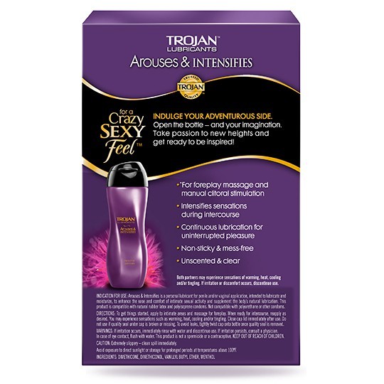 Gel bôi trơn Trojan Arouses &amp; Intensifies se khít tăng khoái cảm chai 88.7ml