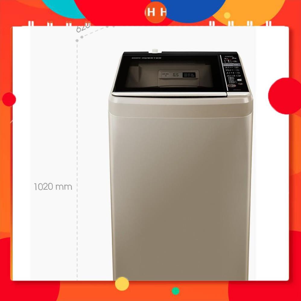 [ VẬN CHUYỂN MIỄN PHÍ KHU VỰC HÀ NỘI ] Máy giặt Aqua cửa trên 10 kg ( Vàng ) AQW-DR100ET(N) - [ Bmart247 ] 24h