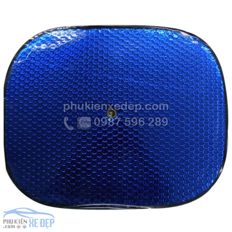 Tấm che nắng ô tô 2 mặt bạc và xanh | Tấm che nắng cửa bên sườn xe | Kích thước 35x44cm | BigBuy360 - bigbuy360.vn