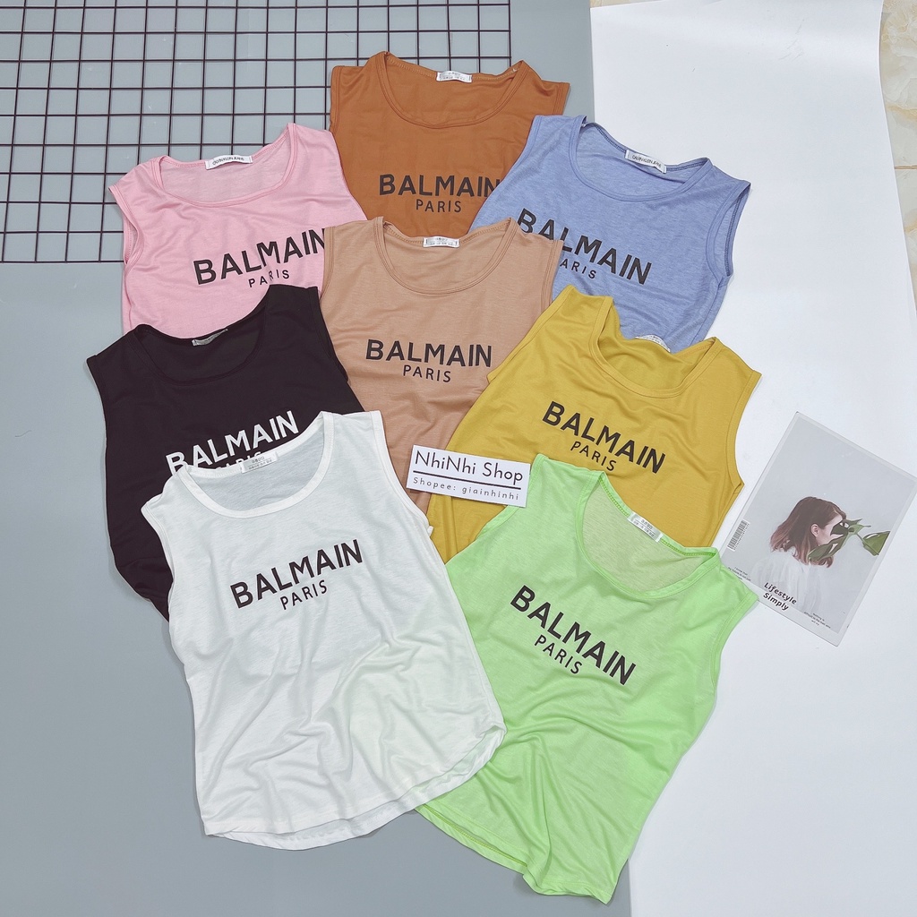 XẢ HÀNG Áo thun giấy sát nách dáng vừa xinh CS048 - NhiNhi Shop