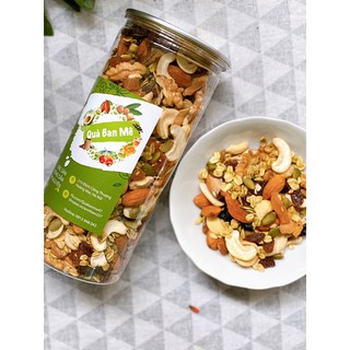 500g granola siêu hạt vị matcha | 85% hạt&quả khô
