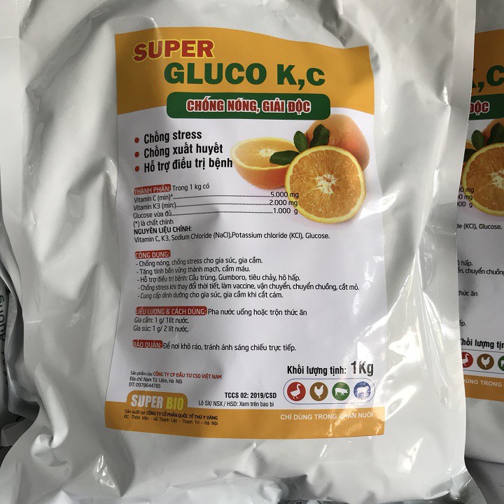 Điện giải Gluco KC gói 1kg