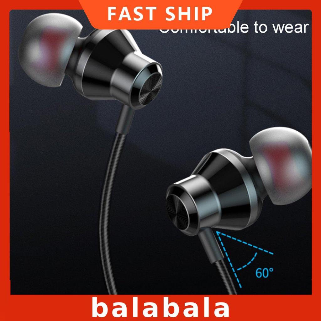 [BL]USB Earphones With Microphone Noise Cancelling Headset For Laptop PC Earplug