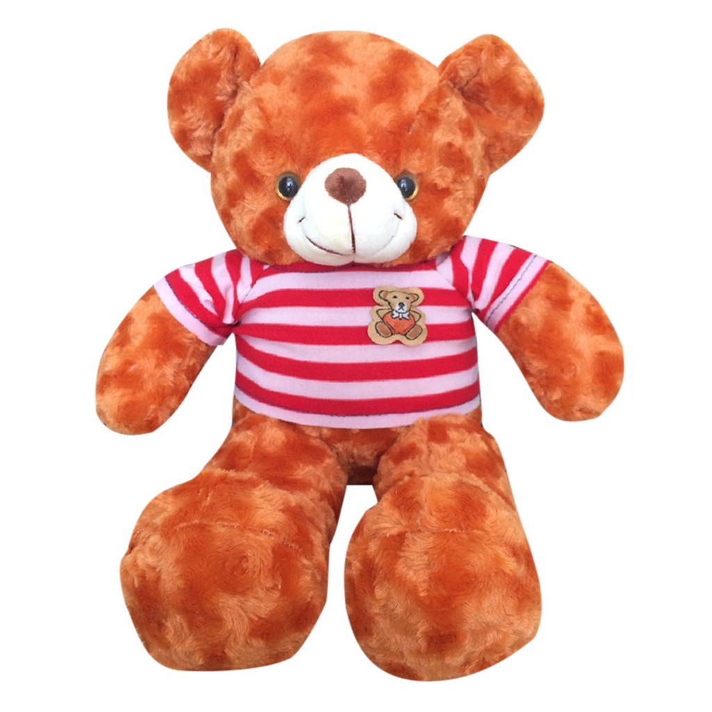 GẤU BÔNG TEDDY Cao Cấp Size 50Cm ĐẢM BẢO 100% GÒN màu cam