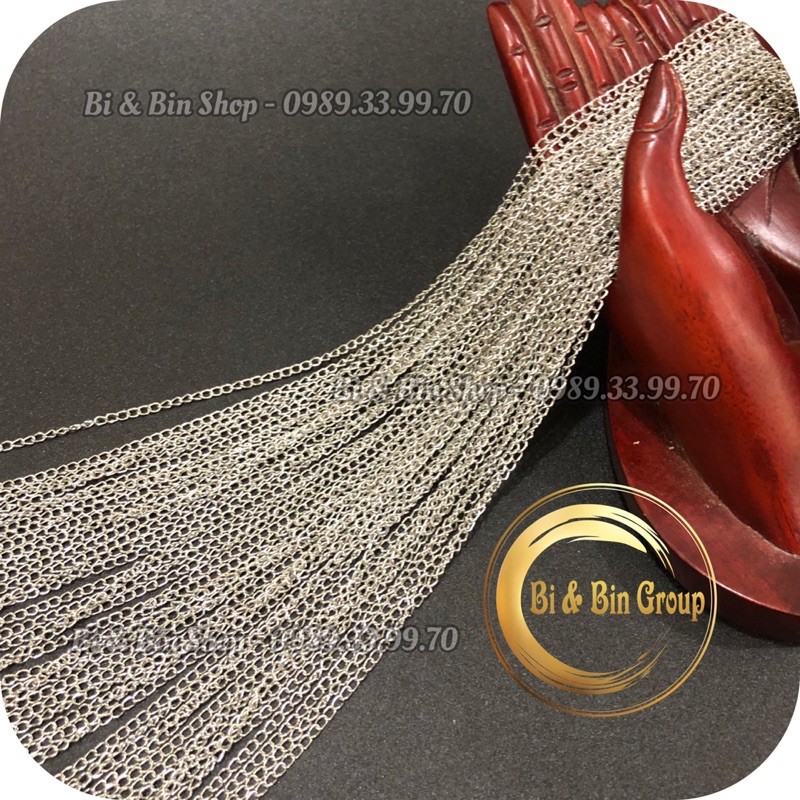 4m Dây Xích Mắc Vặn Thừng Làm Trang Sức Handmade