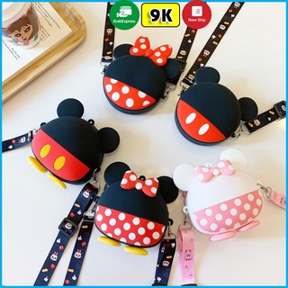 Túi Đeo Chéo Silicon Hình Mickey Cực Dễ Thương Dành Cho Bé