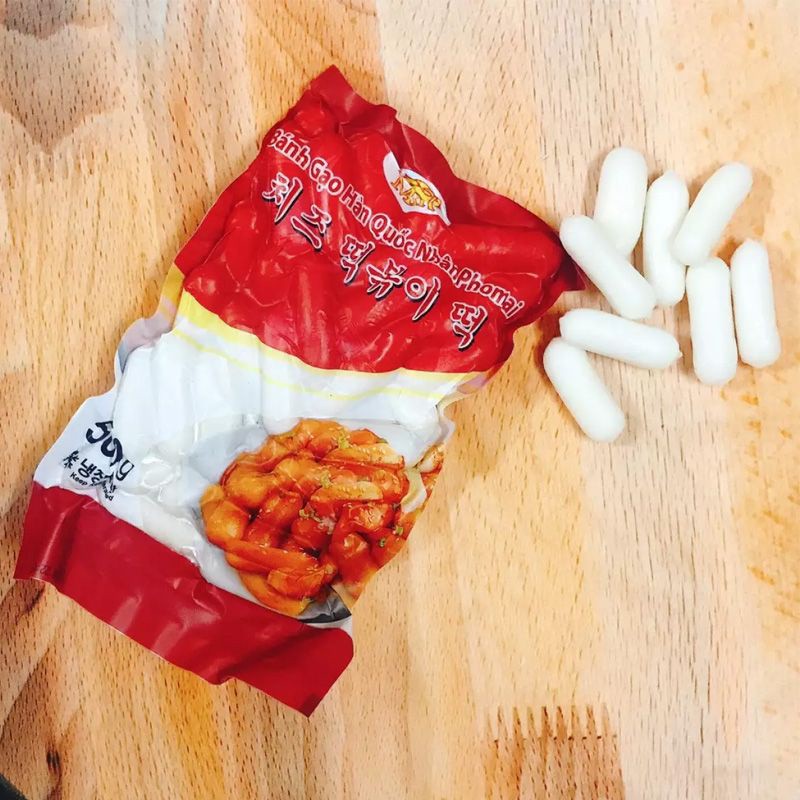 Bánh Gạo Nhân Phomai Tokbokki Hàn Quốc ; Sốt Tokbokki; Bột Phô Mai 🍲Giao HỎA TỐC nội thành Hà Nội🍲
