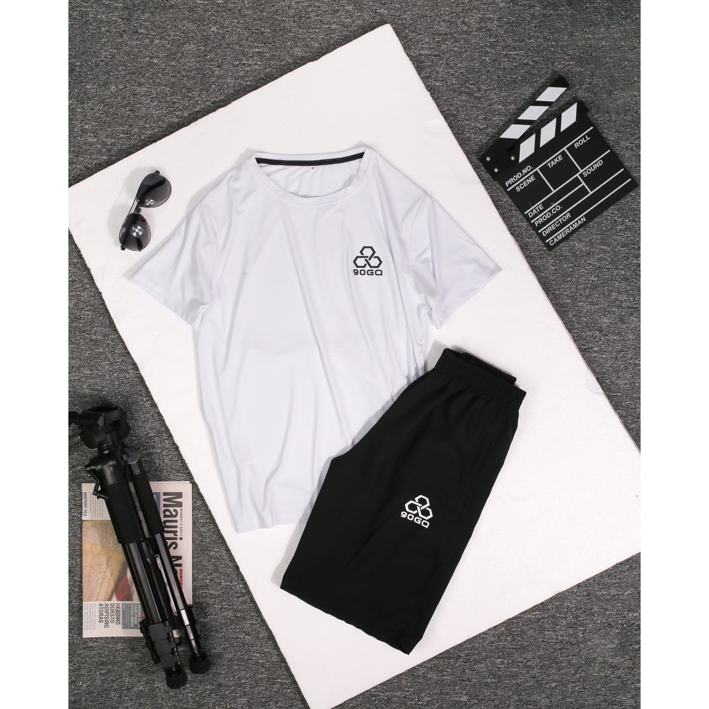 [Mã SR11JUNE5 giảm 20K đơn 50K] Bộ thể thao nam 90GO cổ tròn chất liệu thể thao co giãn, phù hợp nhiều lứa tuổi. | BigBuy360 - bigbuy360.vn