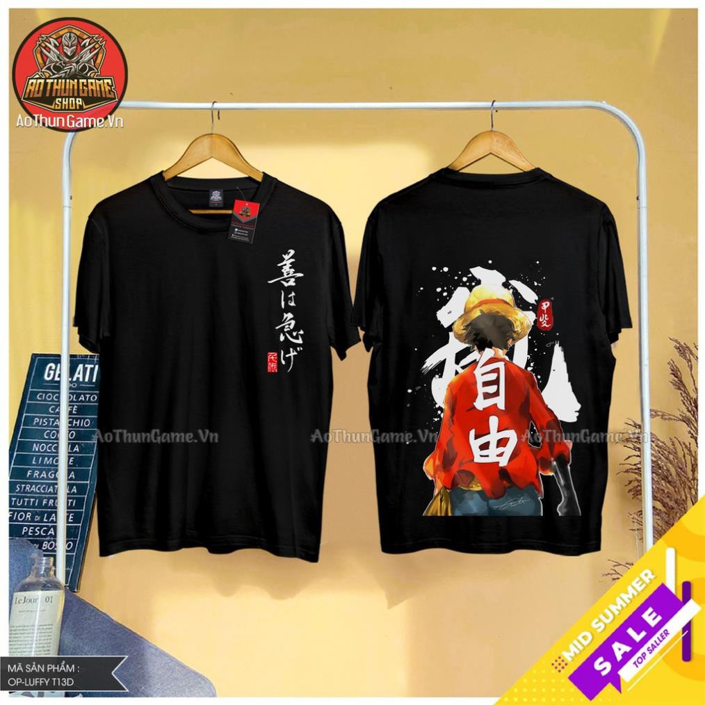[FREESHIP ĐƠN TỪ 50K] Áo thun tay lỡ unisex Luffy Mũ Rơm siêu hot