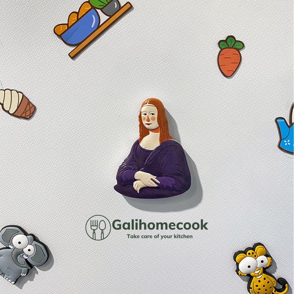 Nam châm hít dán dính trang trí tủ lạnh hình chân dung| Galihomecook