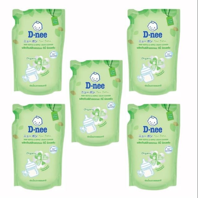 Nước rửa bình sữa Dnee dạng túi 600ml