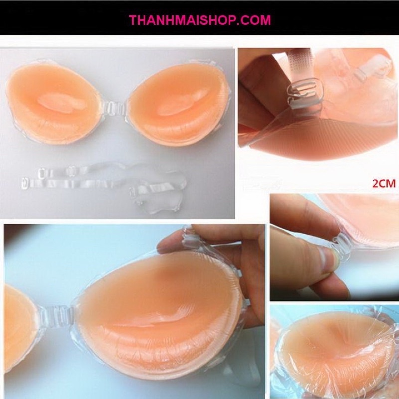 Áo ngực ko dây cài trc siêu dính siêu nâng ngực 040