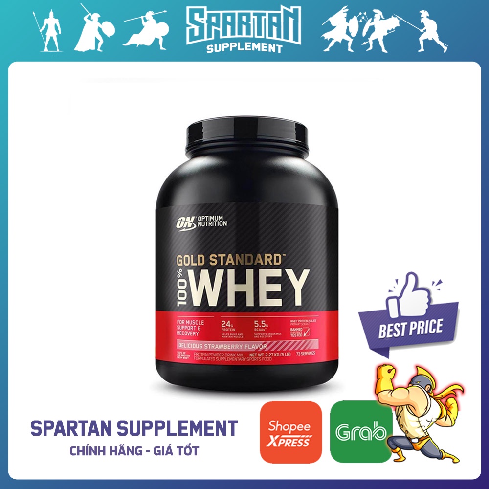 Gold Standard 100% Whey Protein, Sữa Tăng Cơ - 5lbs