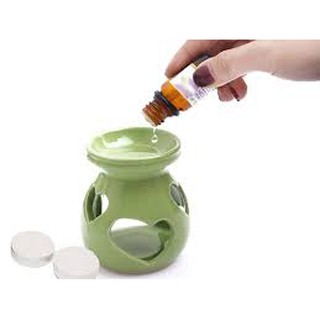 Đế đốt tinh dầu bằng nến-hình tim tròn