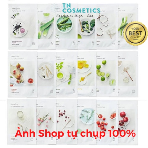 [Mã ICBBACK1219 hoàn 20K xu đơn 0Đ] Mặt nạ giấy dưỡng da Hàn Quốc Innisfree My Real Squeeze Mask EX 20ml MN631 | BigBuy360 - bigbuy360.vn