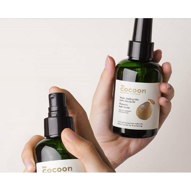 Nước dưỡng tóc tinh dầu bưởi Cocoon giúp giảm gãy rụng & làm mềm tóc 140ml - Bovie