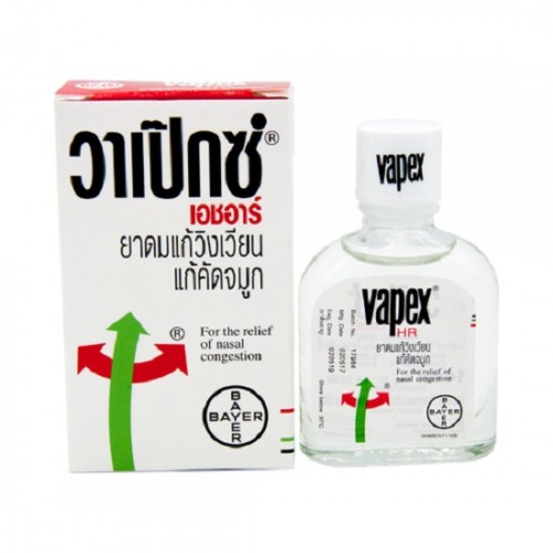 Dầu gió - Thông mũi Vapex Thái Lan 5ml - Bayer Thái Lan Chính Hãng