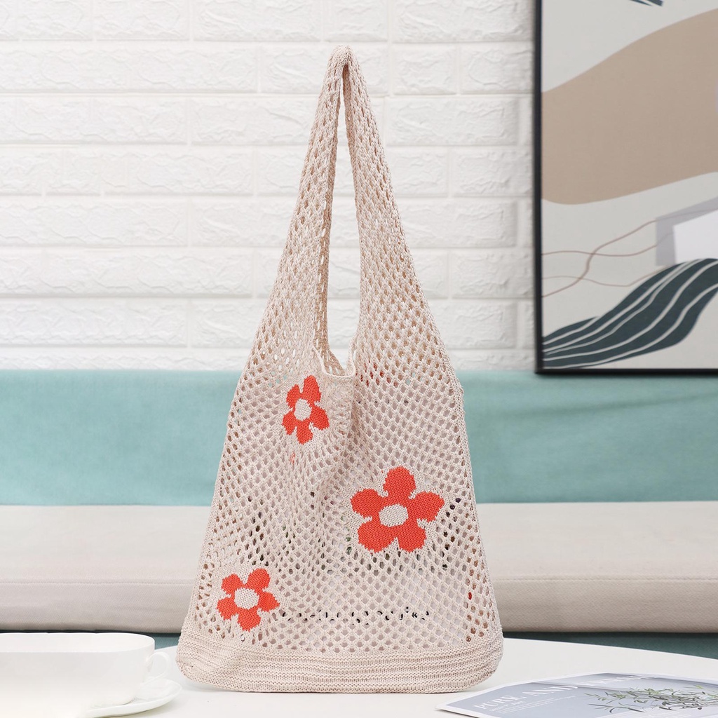 Túi Xách Tote Cỡ Lớn Đan Len Thời Trang Cho Nữ