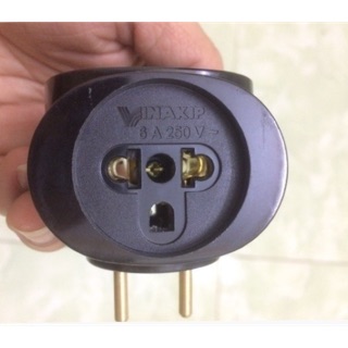 Đầu nối 3 chạc vinakip - màu đen