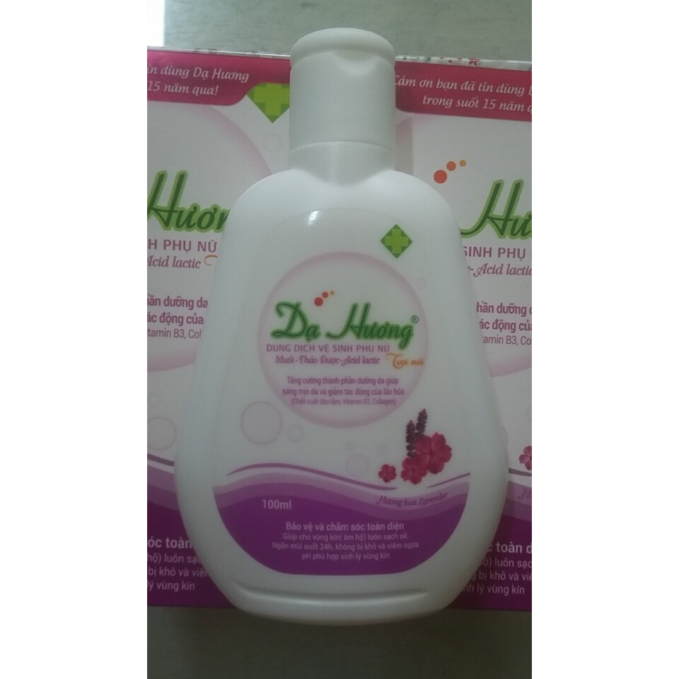 dạ hương 100ml màu xanh & Tím - Dung dịch vệ sinh phụ nữ