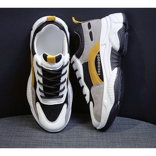 Giày sneaker nữ MS025 (xám vàng)