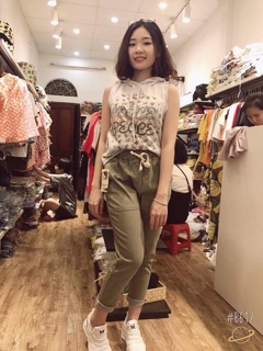 Quần baggy thô