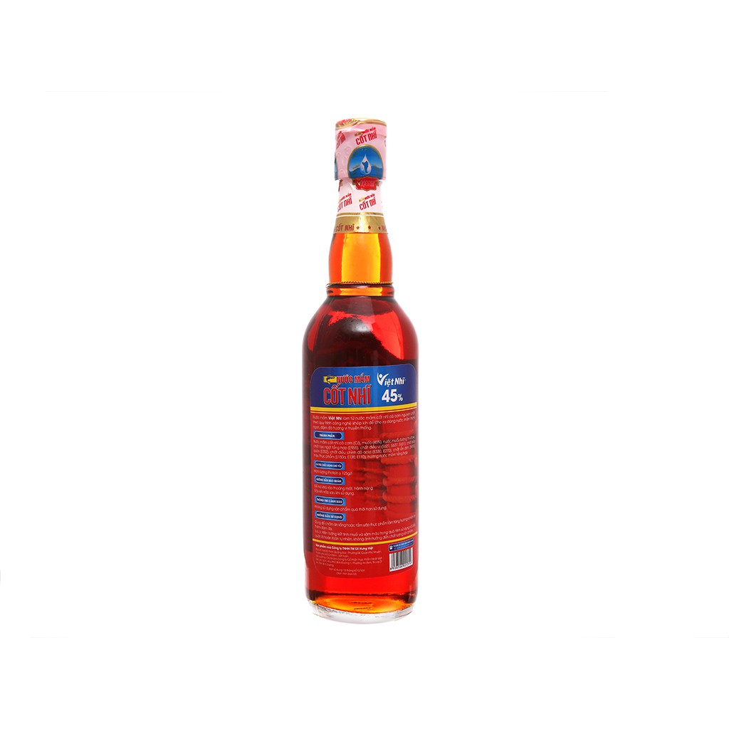 Nước mắm cốt nhĩ 45% Việt Nhĩ chai 500ml