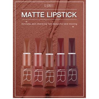 💄[Tách lẻ] Bộ 5 son thỏi siêu lì matte Pudaier màu hottrend