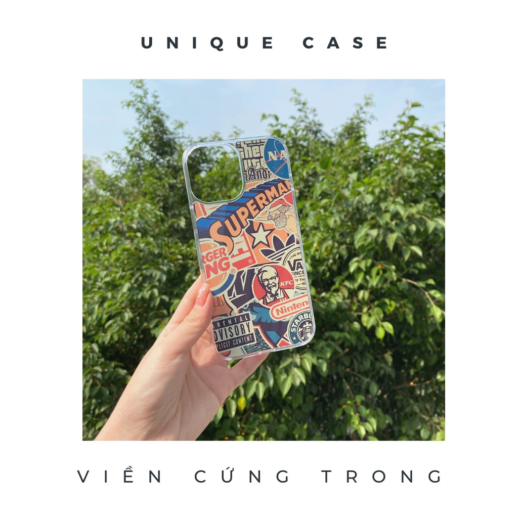 Ốp lưng điện thoại iPhone Unique Case Chất in hình doodle CHAT004