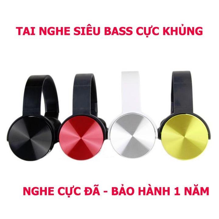 Giao Lưu Âm Nhạc Hát Karaoke Tai nghe có dây Micro Dây Jack Cắm 3.5 Tai nghe chụp tai headphone XB450ap Extra Bass