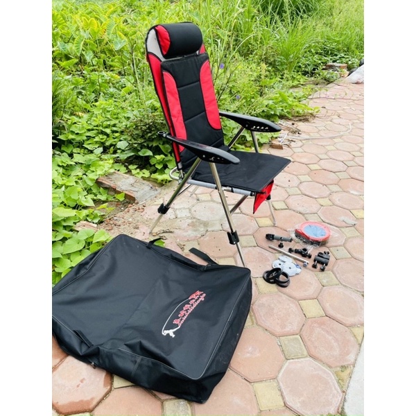 Ghế săn hàng chân Inox full phụ kiện